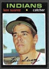 1971 TOPPS #597  Ken Suarez  CLEVELAND INDIANS  EX-MINT  B