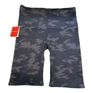 NWT Spanx LAMN Camo Bike Shorts Size 3X Compression Shapewear Support Stretch - Picture 1 of 4