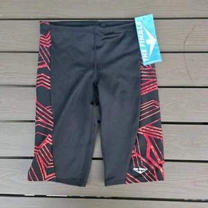 The Finals Mens Black Red Drawstring Maize Reactor Swim Jammer Size 32 New - Bild 1 von 3