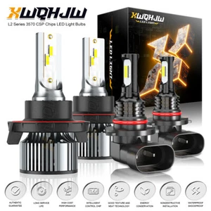 Kit combinado de 4 bombillas de faros LED Hi/Lo + luz antiniebla para Hummer H3 2006-2010 - Imagen 1 de 15