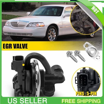 New EGR Valve For 2003-11 Ford Crown Victoria Lincoln Town Mercury Grand Marquis Foto 1 de 4