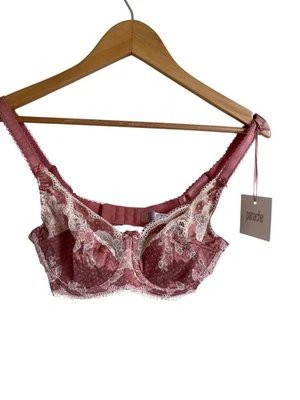 ¡Nuevo! Nuevo con etiquetas Sujetador Panache Clara Copa Completa Sienna Rosa 32DD Encaje Precio de venta sugerido por el fabricante $67 Foto 1 de 4