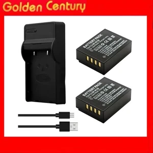 2 Battery +Led Charger For NP-W126s Fujifilm X-E1 X-E2 X-E2S X-E3 X-E4 X-H1 X-M1 - Picture 1 of 5
