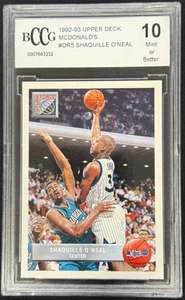 1992-93 Upper Deck FUTURE FORCE #OR5 SHAQUILLE O'NEAL Rookie RC๐ MINT+ BCCG 10 - Picture 1 of 2