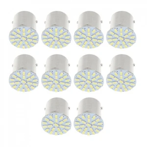 10X 1156 BA15S 22-SMD White 12V 4W Turn Signal Backup P21W 382 LED Light bulb - Picture 1 of 11