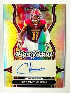 2024 Panini Football Jeremy Chinn AUTO Card SILVER Prizm Commanders Star! - Picture 1 of 3
