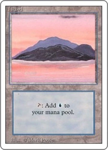 Island (Blue) - Revised Edition # MTG Magic The Gathering - Image 1 of 1