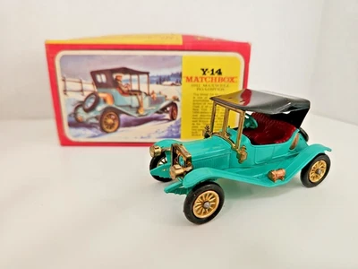 Matchbox Y14 1911 Maxwell Roadster Modelos de Antaño 1:49 Verde Diecast Foto 1 de 4