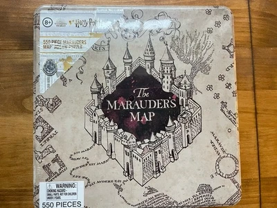 Nuevo Rompecabezas Precintado Harry Potter "El Mapa del Merodeador" 550 Piezas Metal Lata Foto 1 de 3