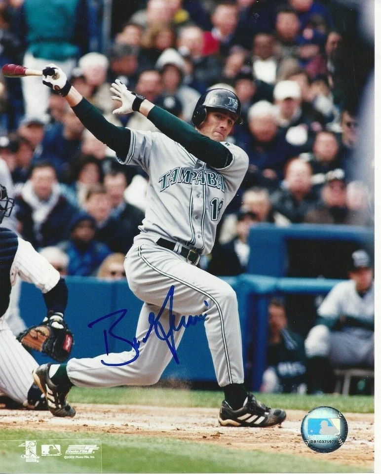 Ben Grieve  Autographed 8x10 Tampa Bay Rays Free Shipping Rare B878 - Image 1 of 1