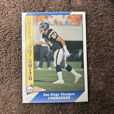 Billy Ray Smith 1991 Pacific Football #452 NFL San Diego Chargers Linebacker - Image 1 of 2