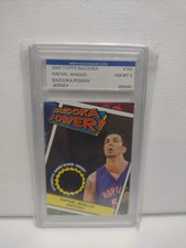 2005-06 Bazooka Power Relics Raptors Basketball Card BP-RA Rafael Araujo IGS 8 