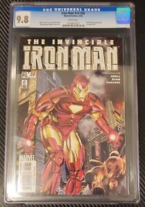 The Invincible Iron Man #50 (Marvel 2002) CGC NM/MT (9.8)! White Pages! 