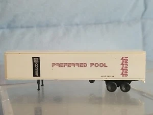 Con-Cor N Scale 1:160 Train Piggy Back Semi Truck Trailer Preferred Pool - Picture 1 of 6