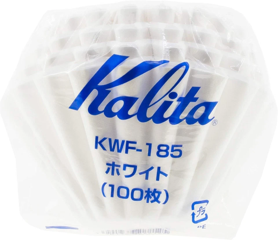 Kalita KWF-185 22212 Wave Drip Coffee Filter White 100pieces x 4sets from Japan