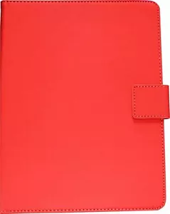Universal Leather Effect Tablet Case for 9/10 Inch Tablets Protective Cover Red - Picture 1 of 3