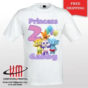 Camiseta Word Party Lulu Personalizada Camisa de Cumpleaños PERSONALIZADA - Imagen 1 de 1