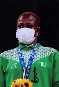 Blessing Oborududu - NGR - Olympia 2020 - Ringen - SILBER - 2.OS 20 - Foto - Bild 1 von 1