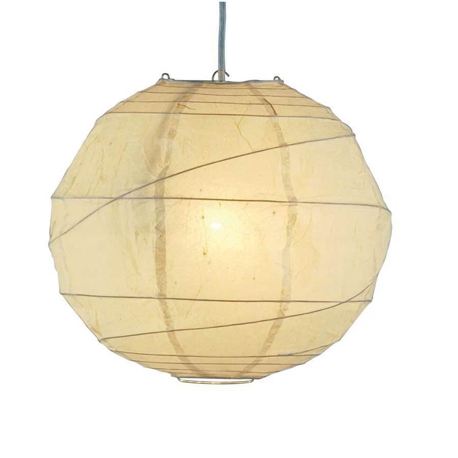 Adesso 4162-12 Orb 1 Light 24 inch Natural Large Pendant Ceiling Light
