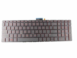 FOR HP Omen 15-AX000 15-AX100 15-AX200 15t-ax000 15t-ax200 US keyboard Red backl - Picture 1 of 2