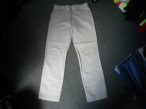 District Classic Fit Jeans Taille 34" Bein 34" Elfenbein Verwaschen Herrenjeans - Bild 1 von 4