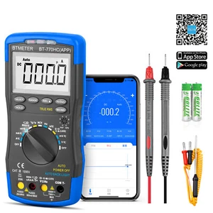 Multimetro Digitale Professionale Automatico Tester Elettrico 750V AC Bluetooth - Imagen 1 de 8