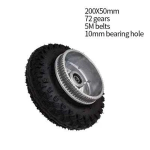 Diy E-skateboard 200*50mm Electric Skateboard Gear Motor Truck Air Wheels Kit Fo - Picture 1 of 11