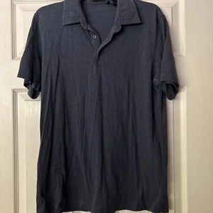 Polo Shirt Theory Bron C-Cosmos cotone maniche corte blu taglia media eccellente - Foto 1 di 7