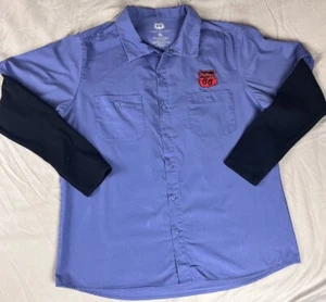 PHILLIPS 66 "RACING EVERY FRIDAY NIGHT" Mechanic Work Shirt Size XL Longsleeve - Picture 1 of 13