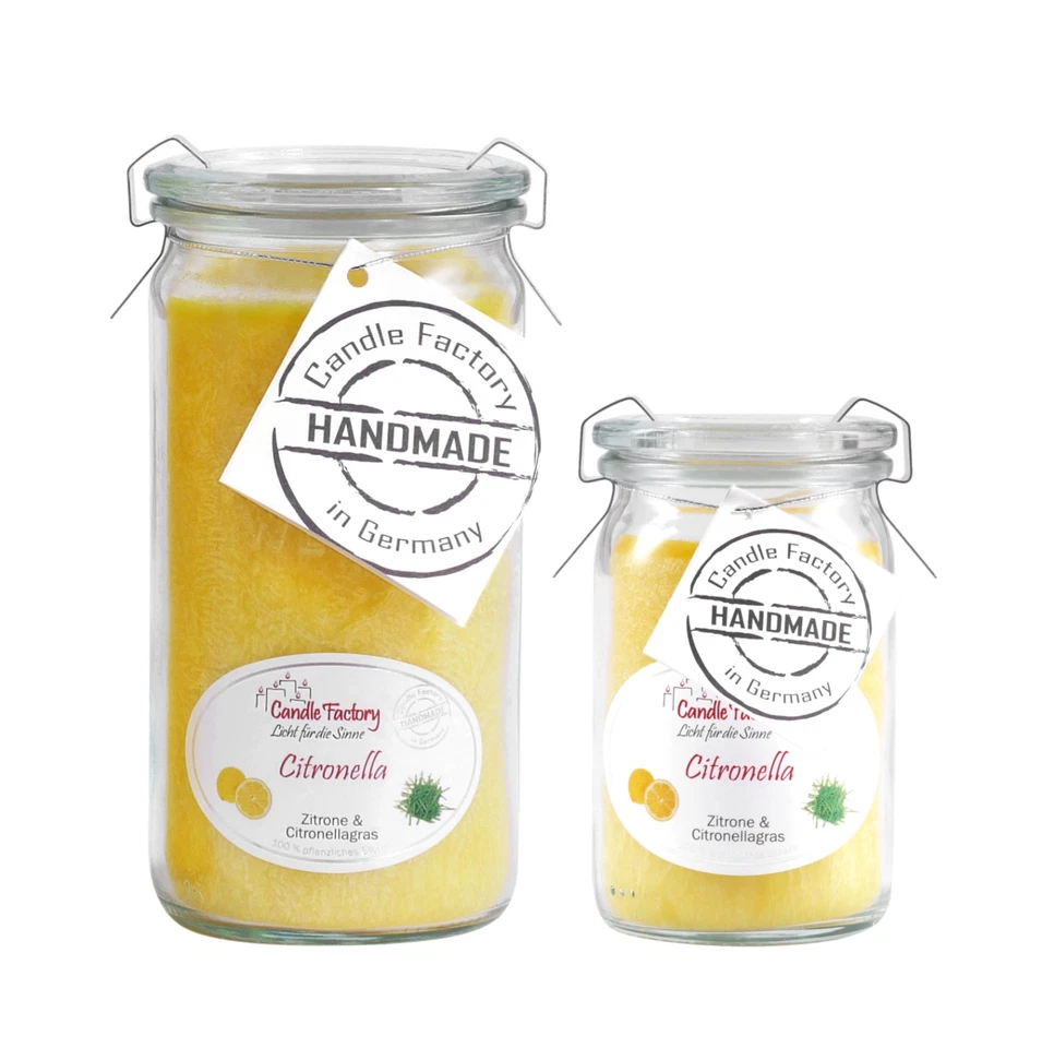 Candle Factory Duftkerze - Citronella im Weck-Glas - Bild 1 von 1