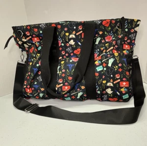 Bolso Enfermera Médica Dr Trabajo Múltiples Bolsillos Impermeable, Organizador Cremallera Superior Clínico - Imagen 1 de 9