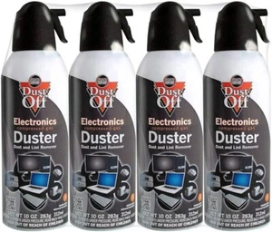 Pack de 4 dépoussiérateurs à air comprimé 10 oz PACK VALEUR pour électronique - Photo 1/4