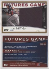 2010 Topps Pro Debut Futures Game Relics Gold /25 Alex Liddi (Running) #FGR-AL.2