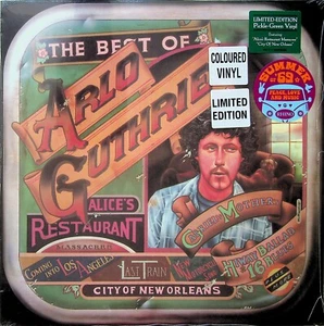 Arlo Guthrie- The Best Of LP (NEW** Coloured Green Vinyl) Alice's Restaurant etc - Picture 1 of 3
