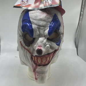 SCARY Erwachsene Clown Pantomime Maske NEU - Bild 1 von 8