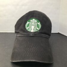 Starbucks Coffee Logo Cap Hat Adult Adjustable Black 100% Cotton