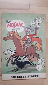 Mosaico n.o 155 de 1970 - Digedags TOP Z1 cómic original de Hannes Hegen - Imagen 1 de 3