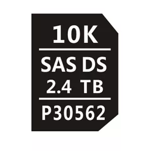 30PZ G10+PLUS P22892 2,5" vassoio etichette adesivi caddy 2,4 TB P30562 SAS - Foto 1 di 1