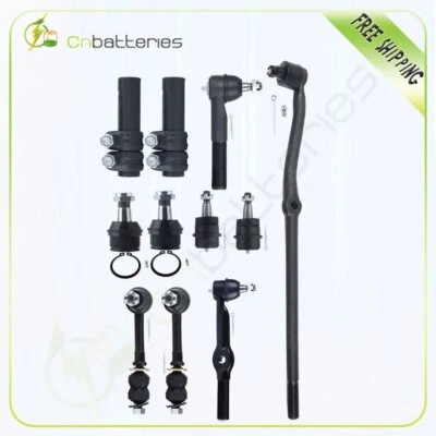 Kit de extremo de varilla de amarre de rótula de suspensión 11 para Dodge Ram 1500 1994-1997 4x4 Foto 1 de 4