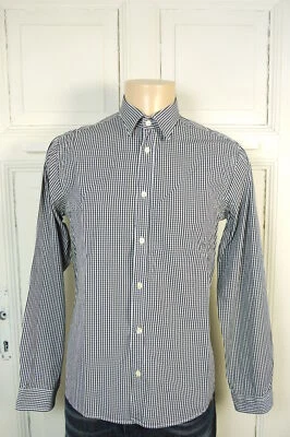 Tiger of Sweden shirt checked shirt long sleeve black White size 41 (HG58) - Image 1 of 3