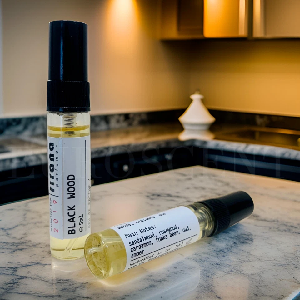 Rirana Black Wood niche Perfume Eau de Parfum travel sample 5ml - Image 1 of 1