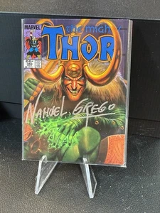 2024 Marvel Masterpieces Nahuel Grego Loki 04/10 Variant Cover Auto - Bild 1 von 3