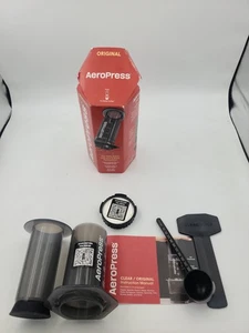 AeroPress Original Kaffeepresse Maschine Set Made in USA mit Schaufel Rührkappe - Bild 1 von 6