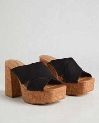 Torrid X-Band Platform Heeled Sandal (WW) Size 9 - Image 1 of 4