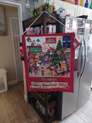 Christmas Calendar/Nutcracker fabric panel - Image 1 of 4