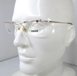 Gianni Versace M30 Gold Lightweight Rimless 52/17/135 Eyeglasses Frames w/ Case - Picture 1 of 11