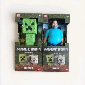 Mattel A Minecraft Movie 30cm, 12 Inch Steve + Creeper Large Action Figure - Bild 1 von 6