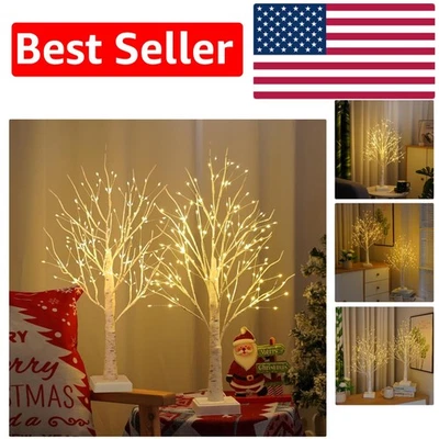 Hágalo usted mismo Lámparas Flexibles para Árbol de Abedul - Paquete de 2 144 Luces LED para Hogar y Vacaciones Foto 1 de 4