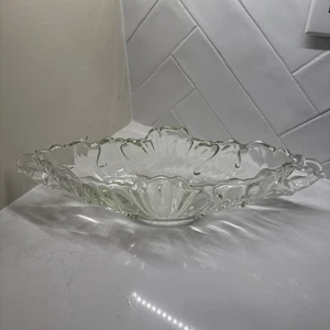 Vintage Jeannette Klar Gondel Glas Behälter - Bild 1 von 13