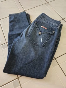 Hudson Collin Flap Skinny Ankle Jeans Dark Wash 29 - Picture 1 of 4